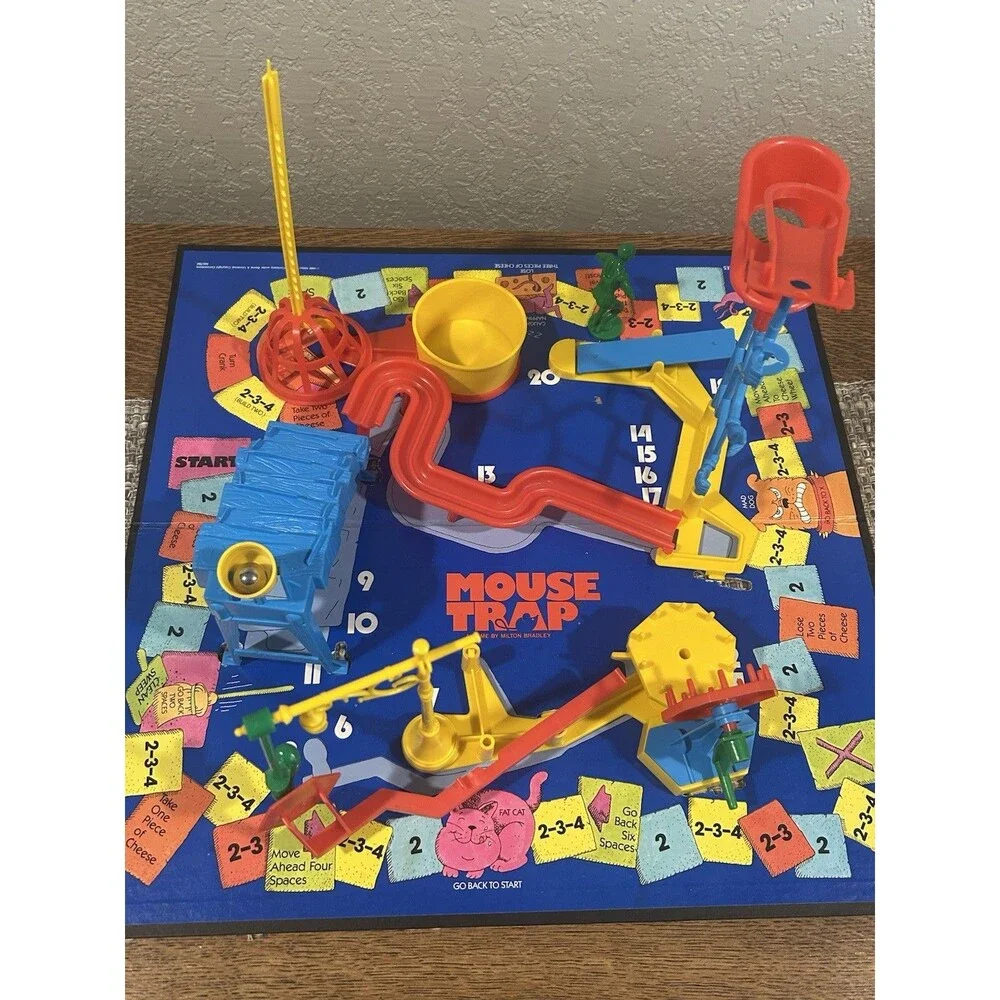 Vintage Mouse Trap Board Game 1986 Milton Bradley Classic Board Game
